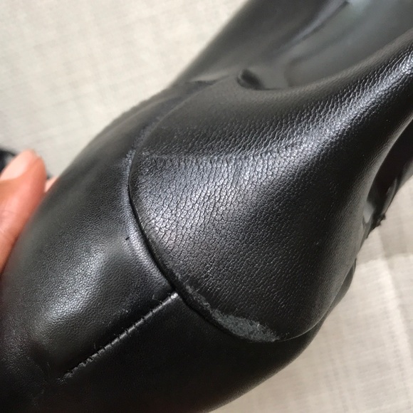 💥💥💥Black Leather Zip and Tie Booties💥💥💥 - Picture 5 of 8